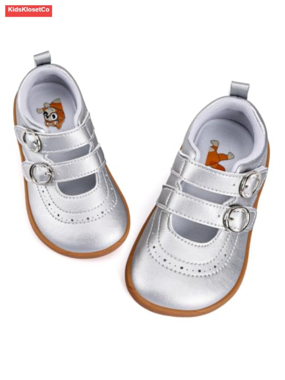 Toddler Girls Barefoot Mary Jane Wide Toe Box Dress Ballet Flats
